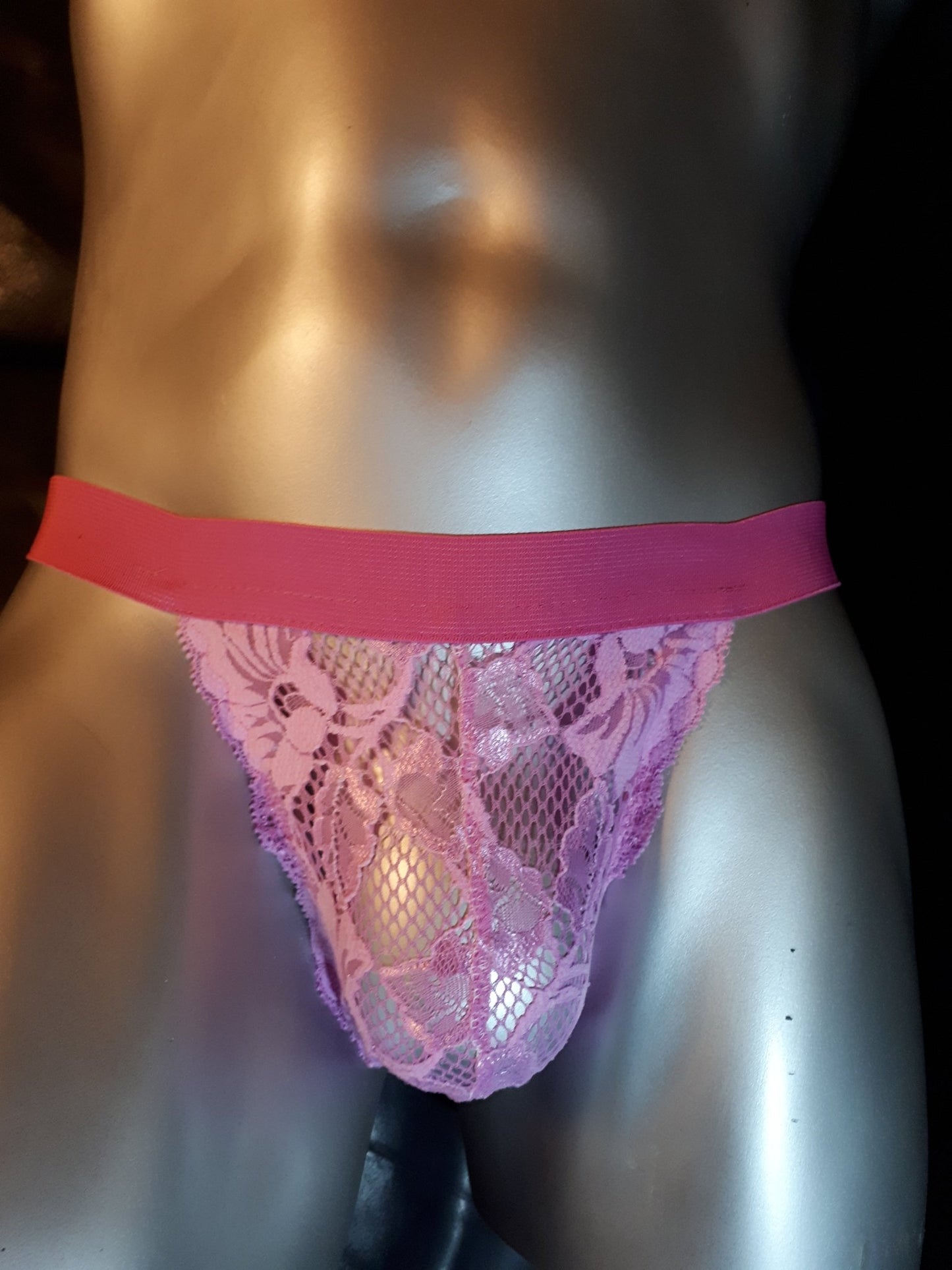 G - String Thong Sackhalter Spitze ouvert Po frei sexy Analplug viele Farben - SEXSENSE