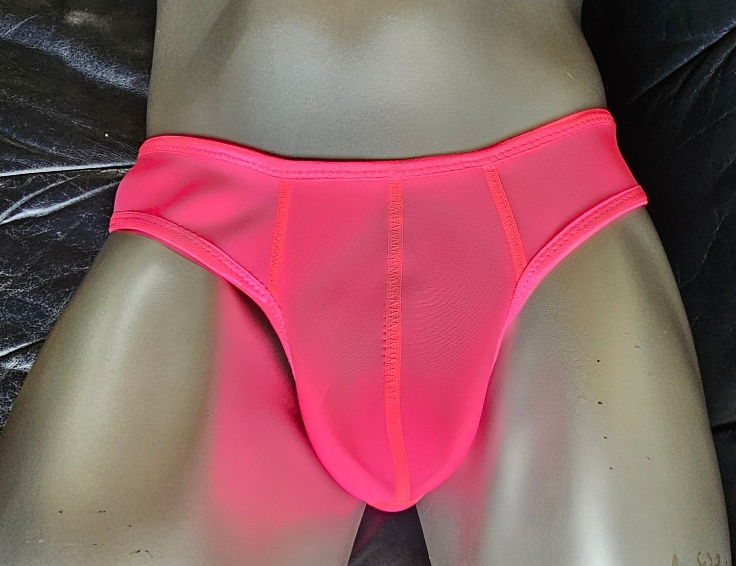 Badehose Neopren String Tanga neonpink Schwitzhose und weitere Farben - SEXSENSE