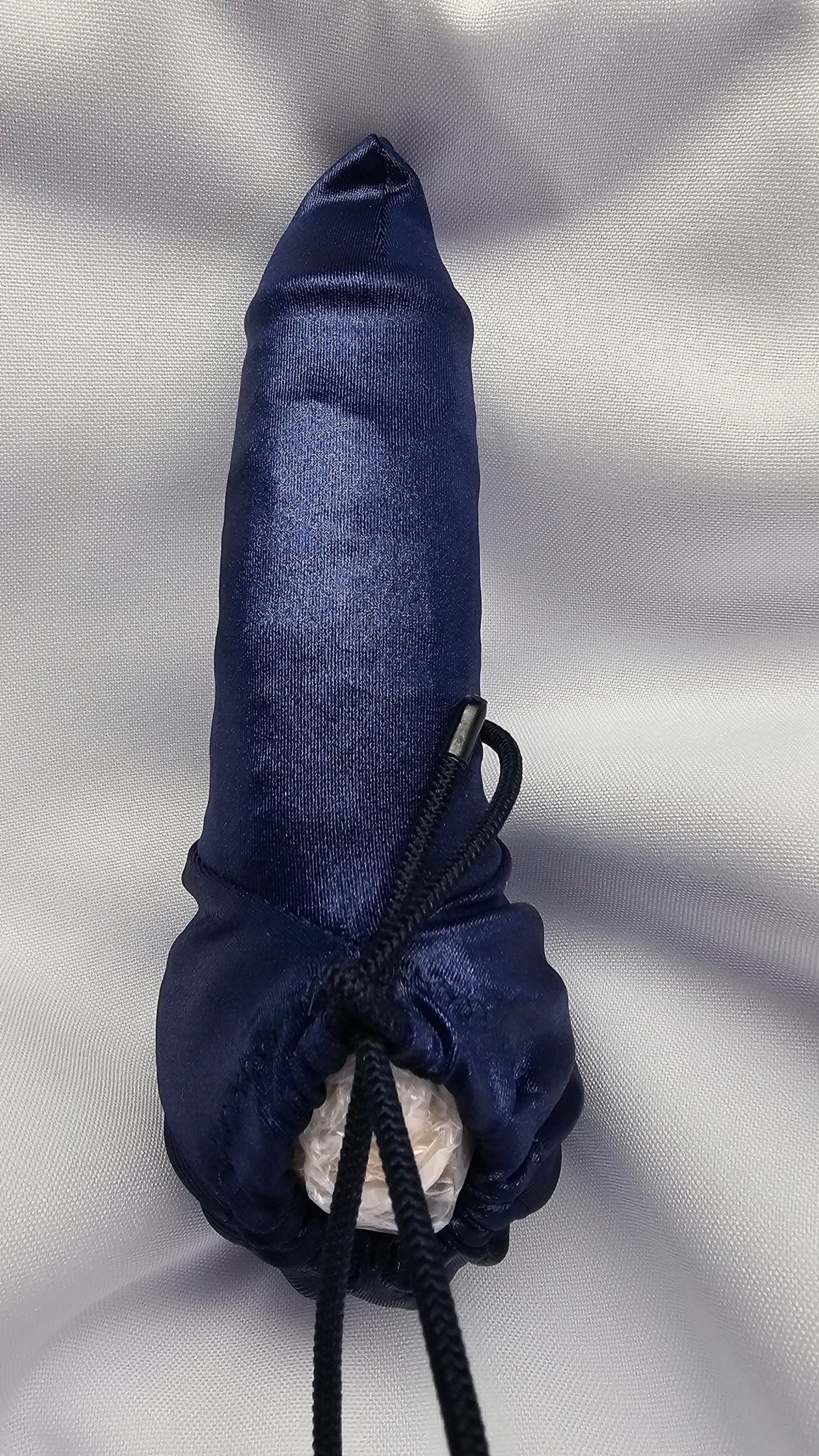 Penissocke Lümmeltüte Juwelensäckchen Dunkelblau Metallic Willy - Pyjama Lollybag - SEXSENSE