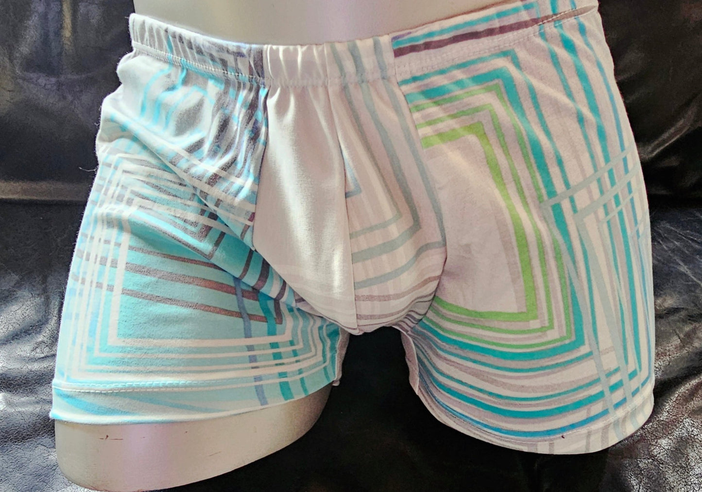 Boxershorts Herren Unterwäsche Schlafhose Unikat Retro - Design Baumwoll - Jersey - SEXSENSE