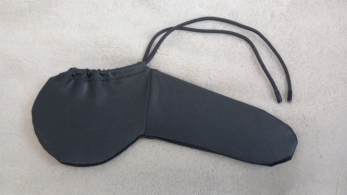 Penissocke in mattschwarz Lümmeltüte Juwelensäckchen Hodensack Willi Wärmer One - Sleeve - SEXSENSE
