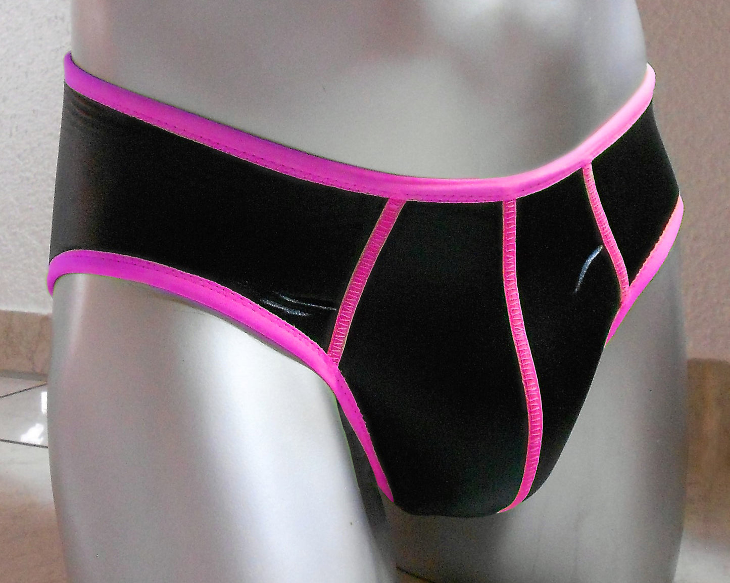 Badehose Herren echtes 3mm NEOPREN wetlook full Butt Handgefertigt Schwitzhose Triathlon - SEXSENSE