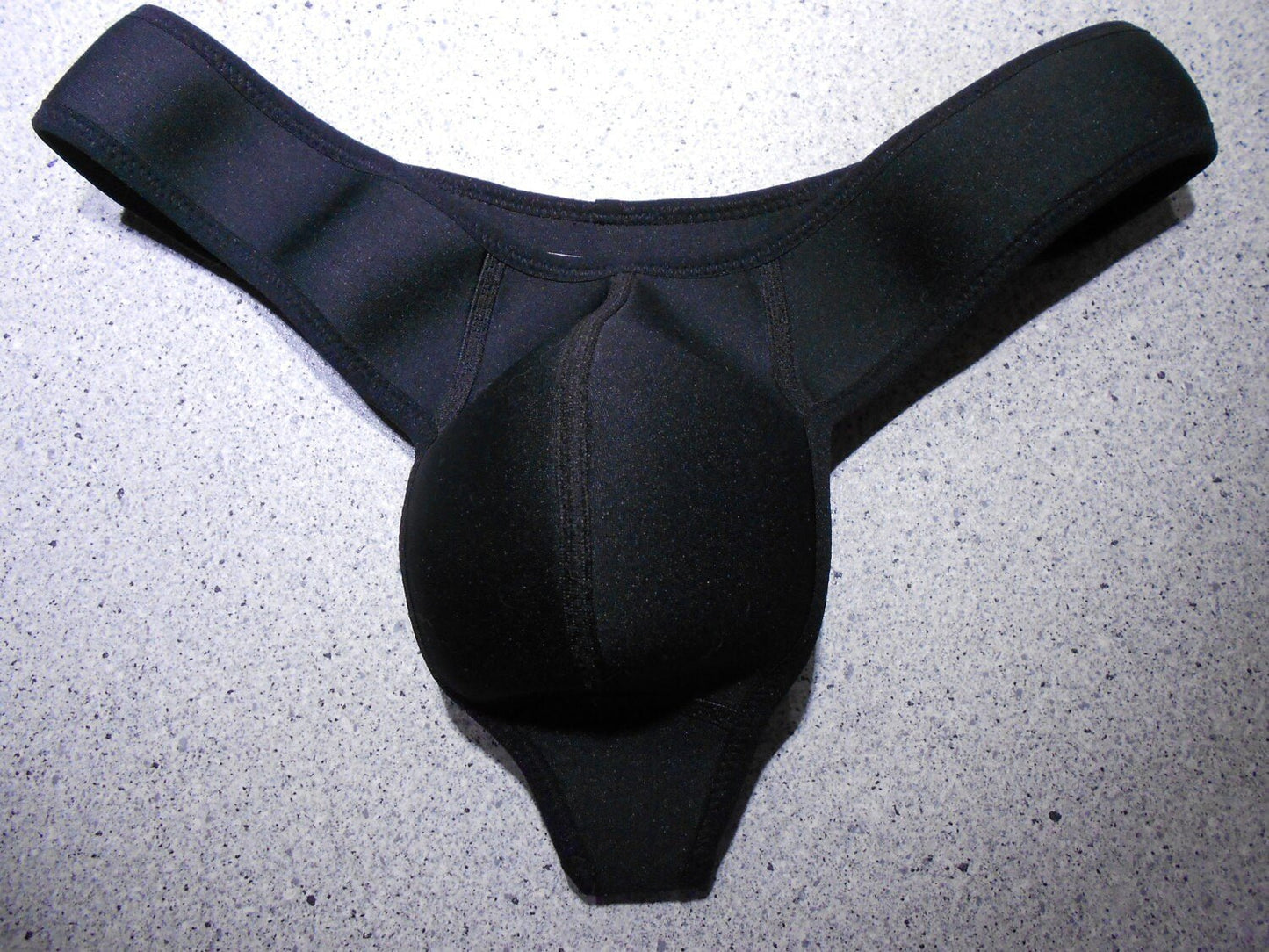 NEOPREN Herren String/Slip in schwarz Fetisch Profischwimmer Schwitzhose - SEXSENSE