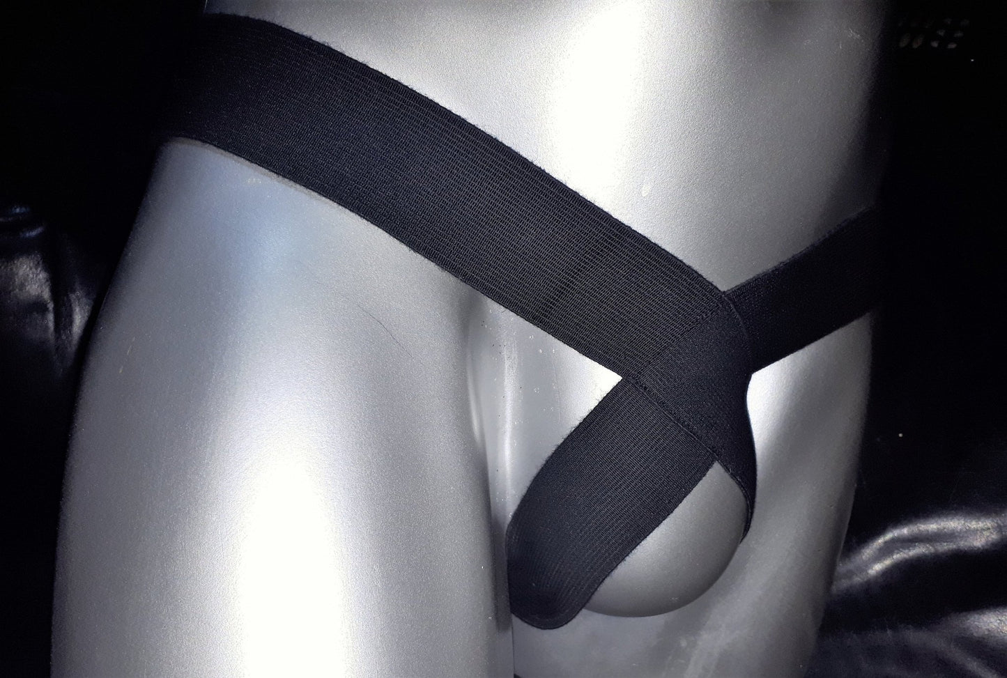 Sling Thong Jockstrap ouvert Push Up Slip Herren Toy schwarz - SEXSENSE