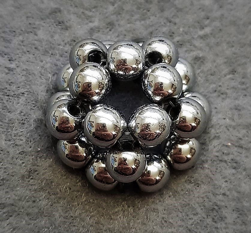 NEU Hämatit Klitoris Stimulator in Gun Metall Clit - Drops intralabial Damen Toy für erotische Stunden - SEXSENSE