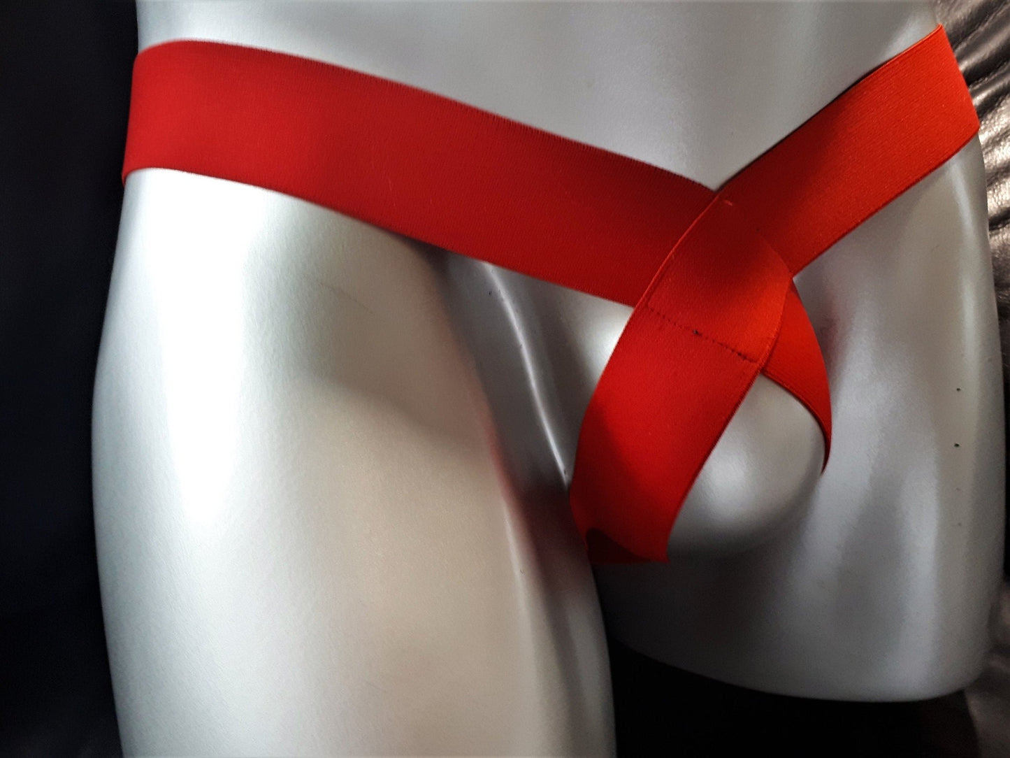 Sling Thong Jockstrap ouvert Push Up Slip Herren Toy Gay sexy Erotik rot - SEXSENSE