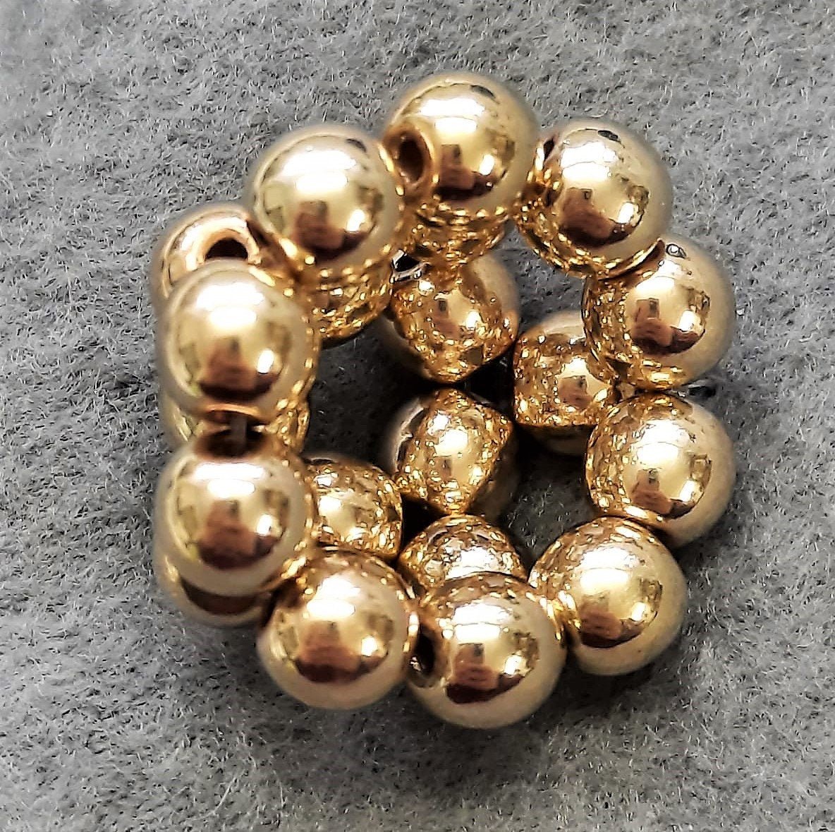 NEUHEIT Hämatit Gold Klitoris Stimulator Clit - Drops intralabial Massage Bon Bon - SEXSENSE