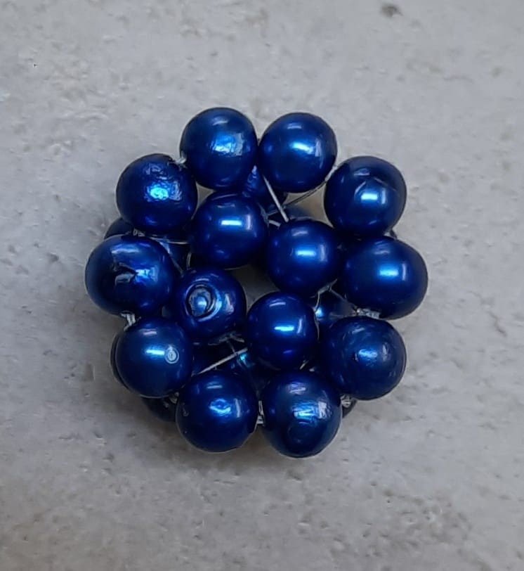Scheiden Bon Bon Klitoris Stimulator Clit - Drops labial Damen Candy aus echten Perlen in royalblau - SEXSENSE