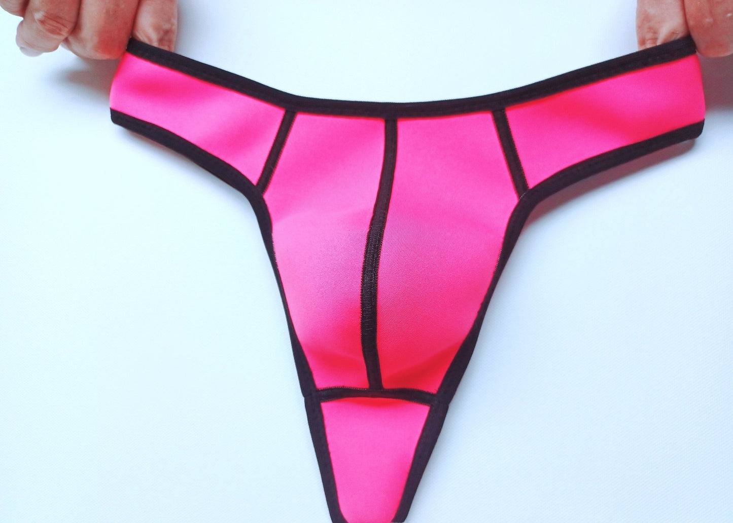 Badehose Neopren String Tanga neonpink Schwitzhose und weitere Farben - SEXSENSE