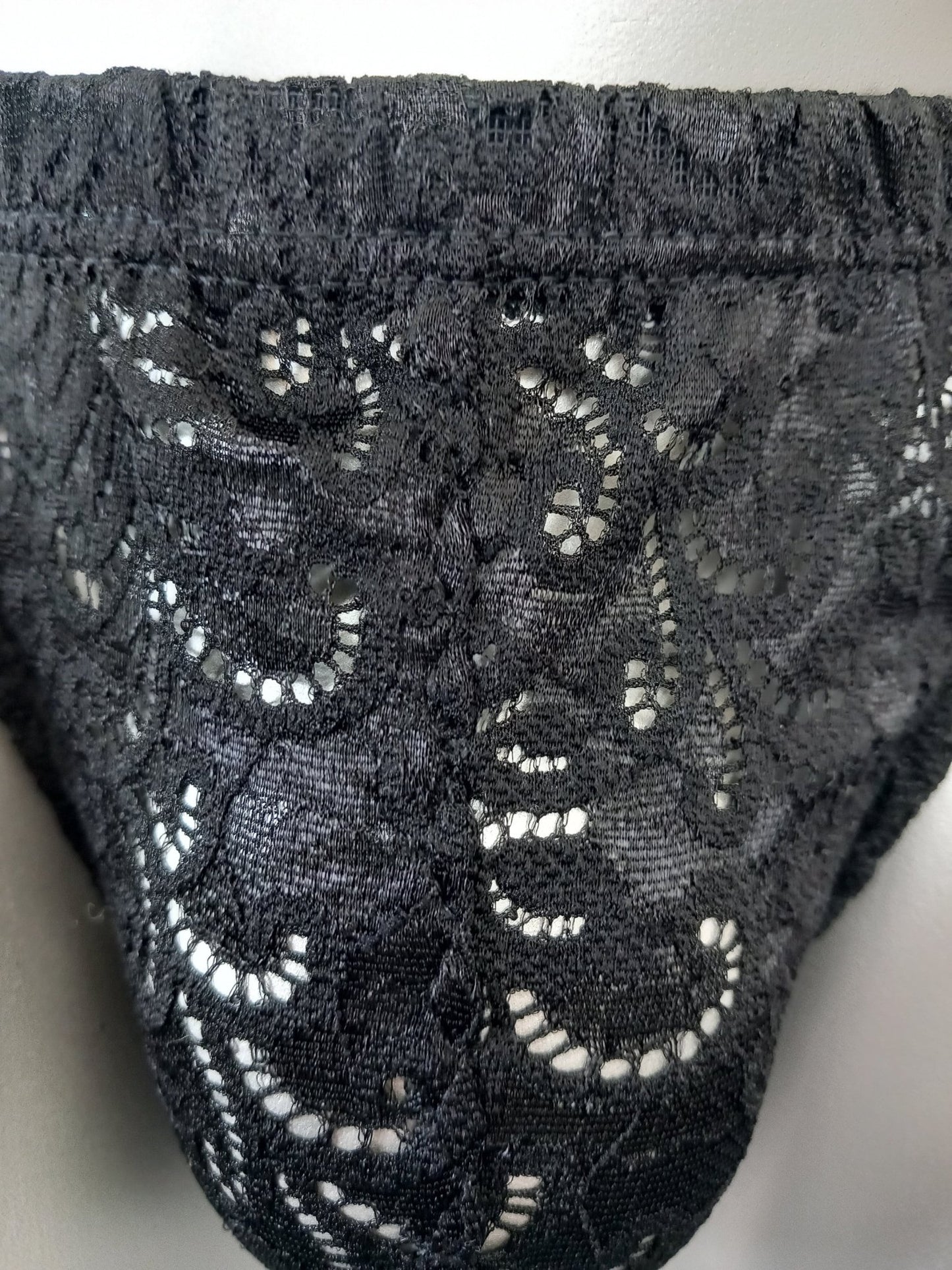 Slip Low Waist full Butt Spitze schwarz Brief Herren sexy Dessous - SEXSENSE
