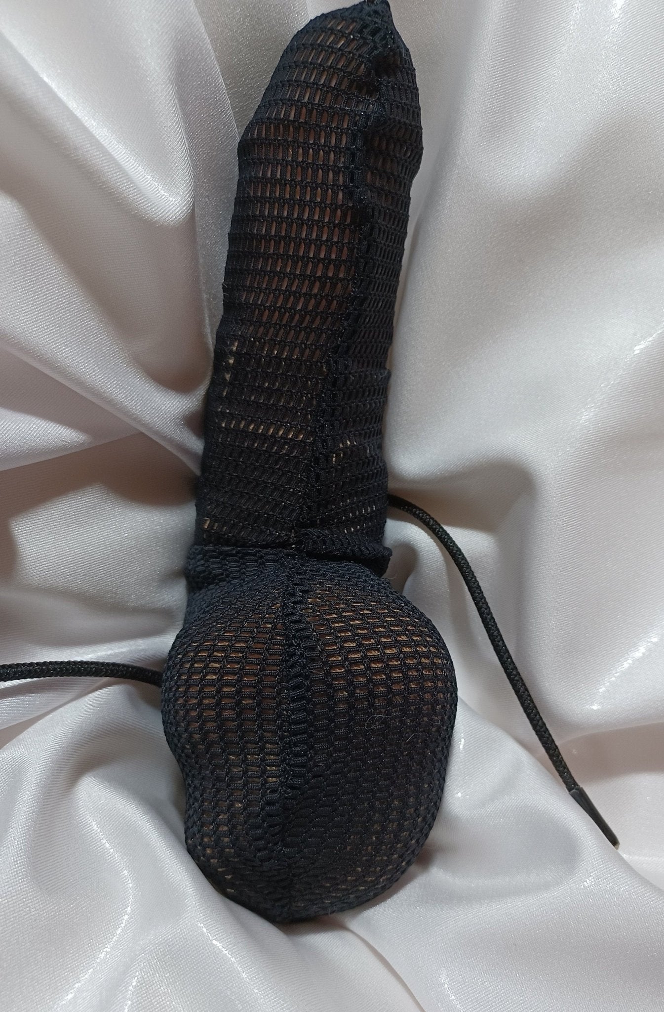 Penissocke Lümmeltüte Juwelensäckchen schwarzer Nylon Sleeve hoch elastisches Mesh Willi Pyjama - SEXSENSE