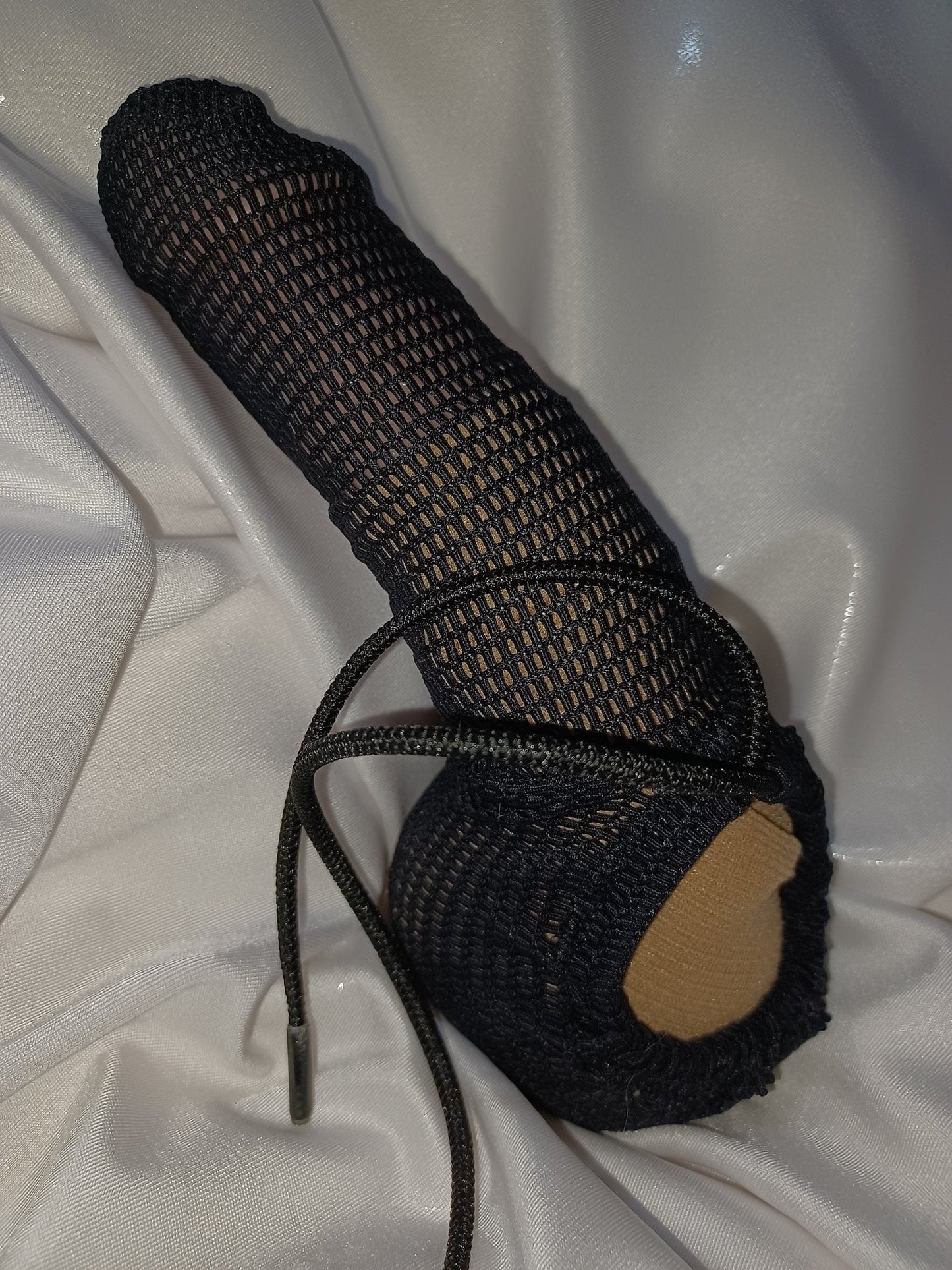 Penissocke Lümmeltüte Juwelensäckchen schwarzer Nylon Sleeve hoch elastisches Mesh Willi Pyjama - SEXSENSE