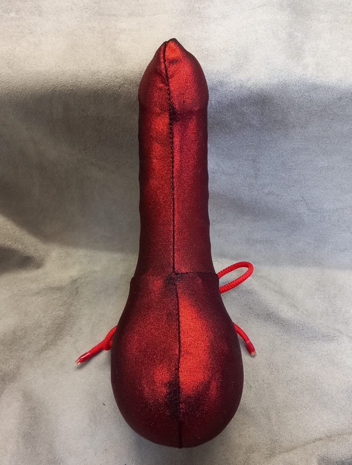 Penissocke Lümmeltüte Juwelensäckchen teufels rot Metallic Sleeve elastische Lycra - SEXSENSE