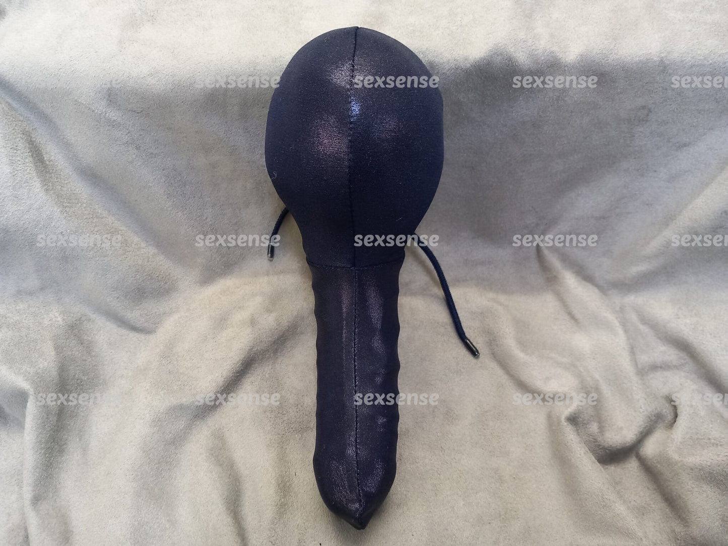 Penissocke Lümmeltüte Juwelensäckchen Satan schwarz wetlook Glockenwärmer Sackhalter - SEXSENSE