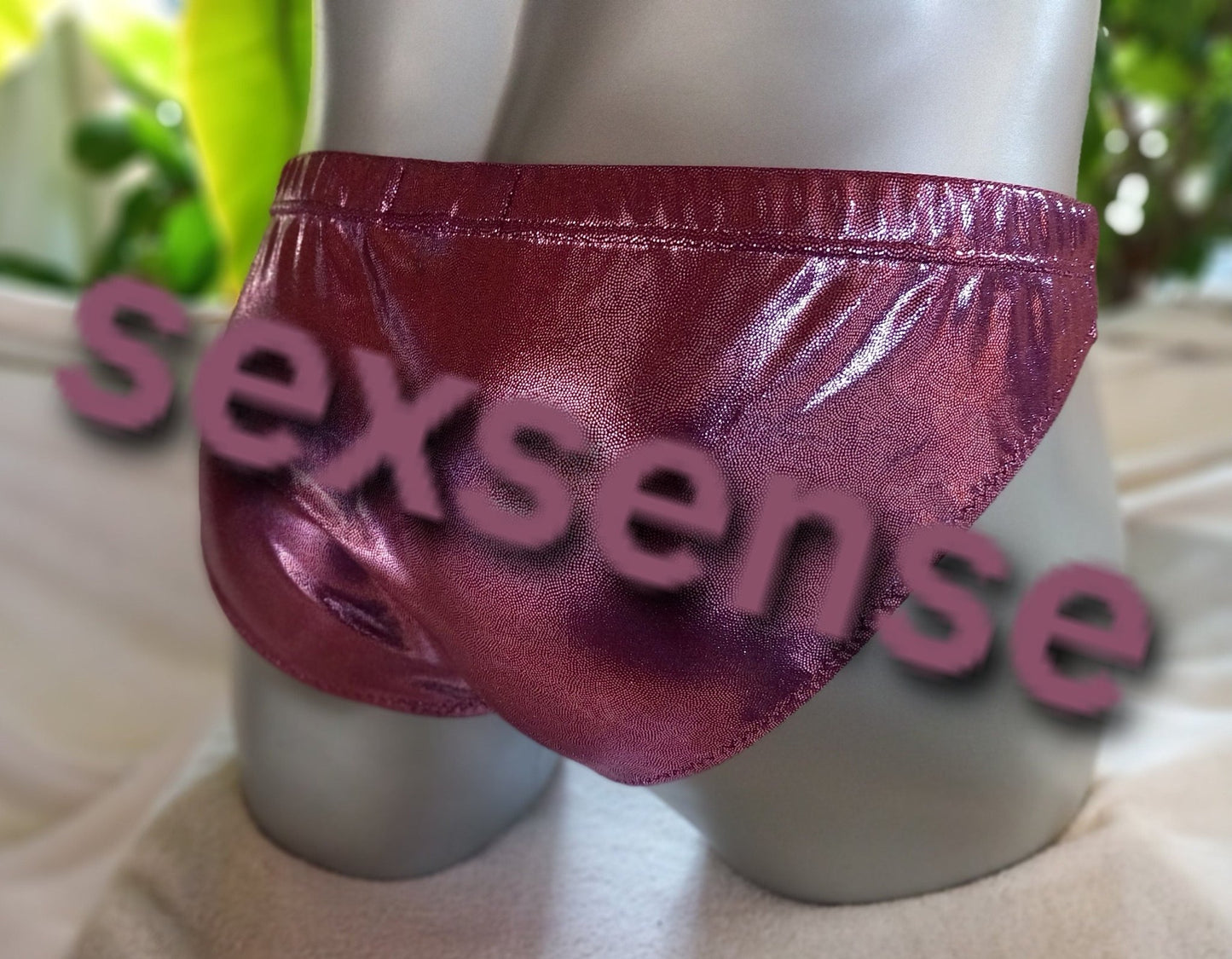 LETZTER ARTIKEL Herren Badehose elastisches Lycra rosa metallic - SEXSENSE
