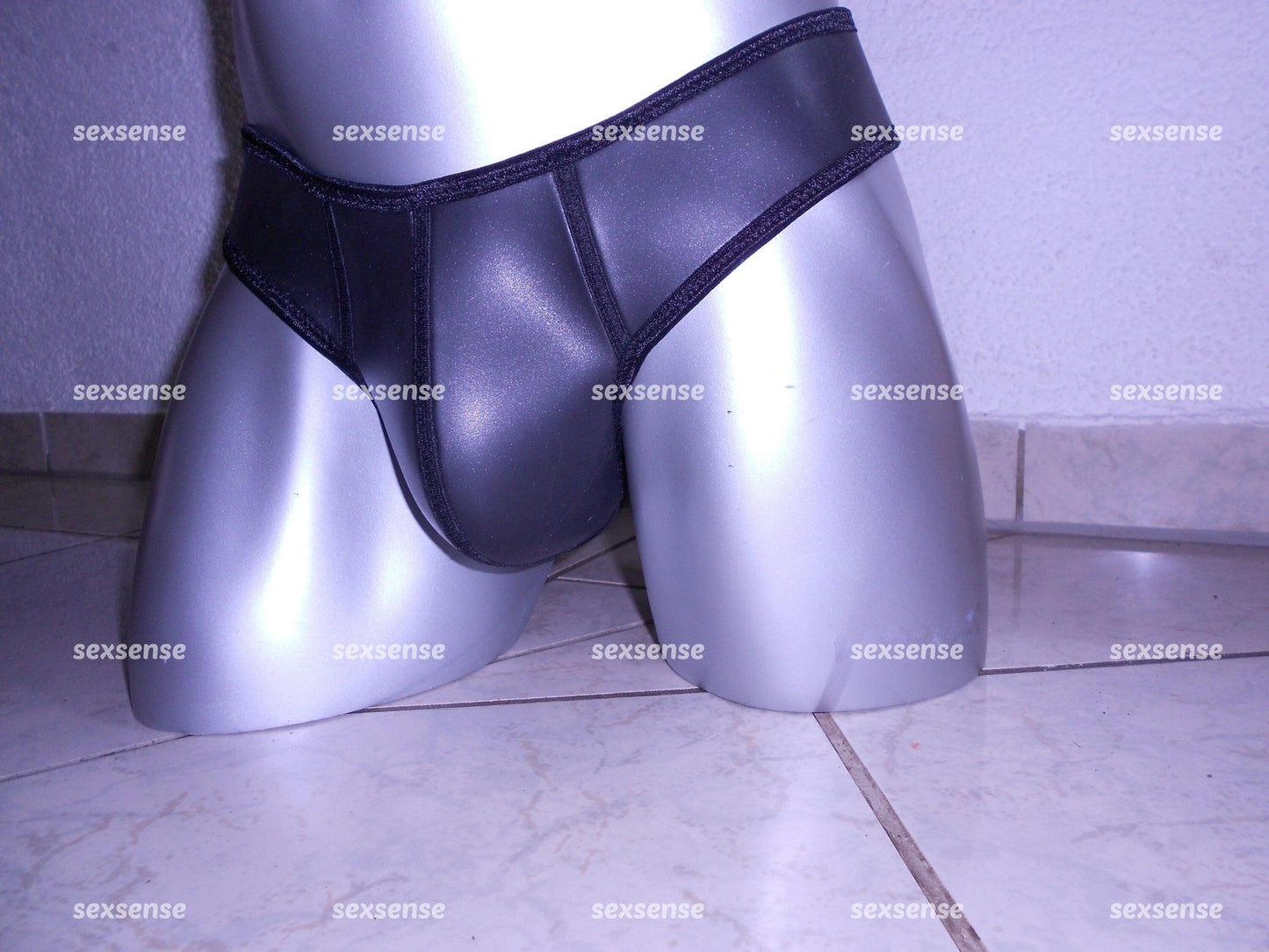Neopren Glatthaut String Herren Badehose 3mm dick Profi Schwimmer Fetisch sexy Schwitzhose - SEXSENSE