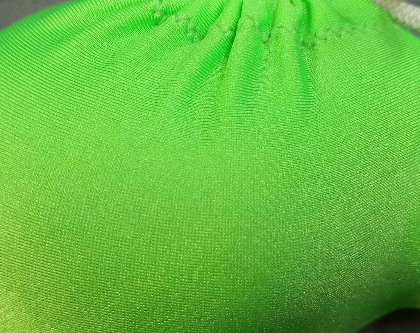 Penissocke Lümmeltüte Juwelensäckchen neongrün Hodensack Onesleeve elastische Lycra - SEXSENSE
