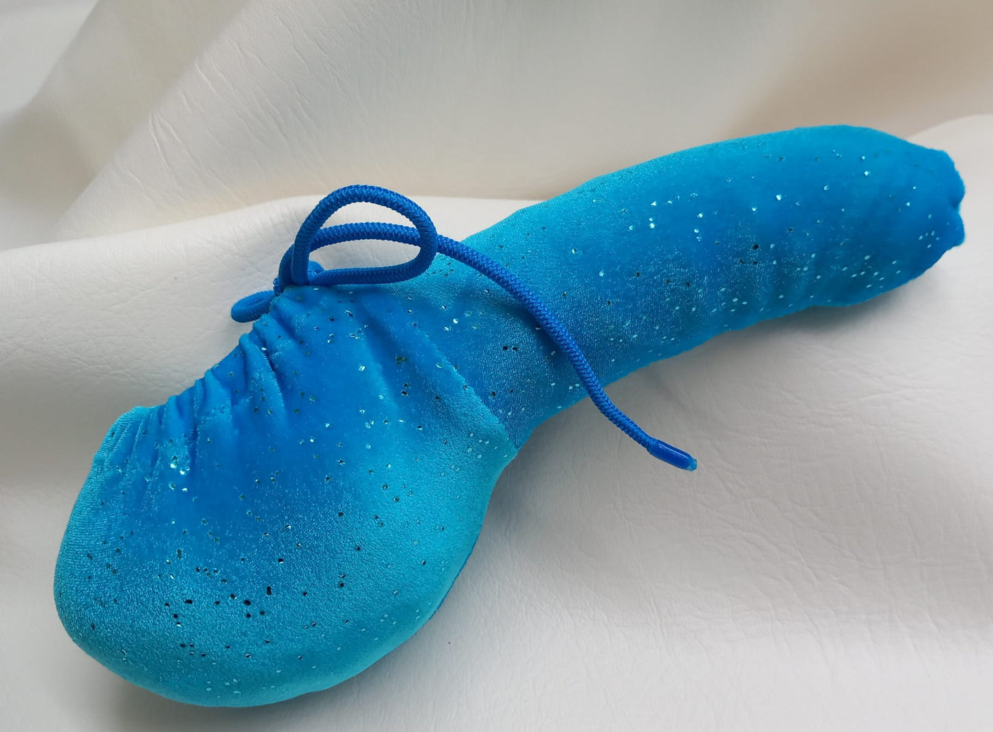 Penissocke, Lümmeltüte, Juwelensäckchen, türkis farbener Samt mit Glitter Onesleeve Willypyjama - SEXSENSE