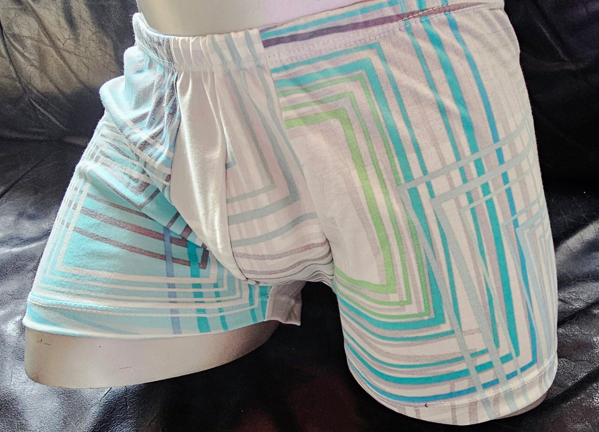 Boxershorts Herren Unterwäsche Schlafhose Unikat Retro - Design Baumwoll - Jersey - SEXSENSE