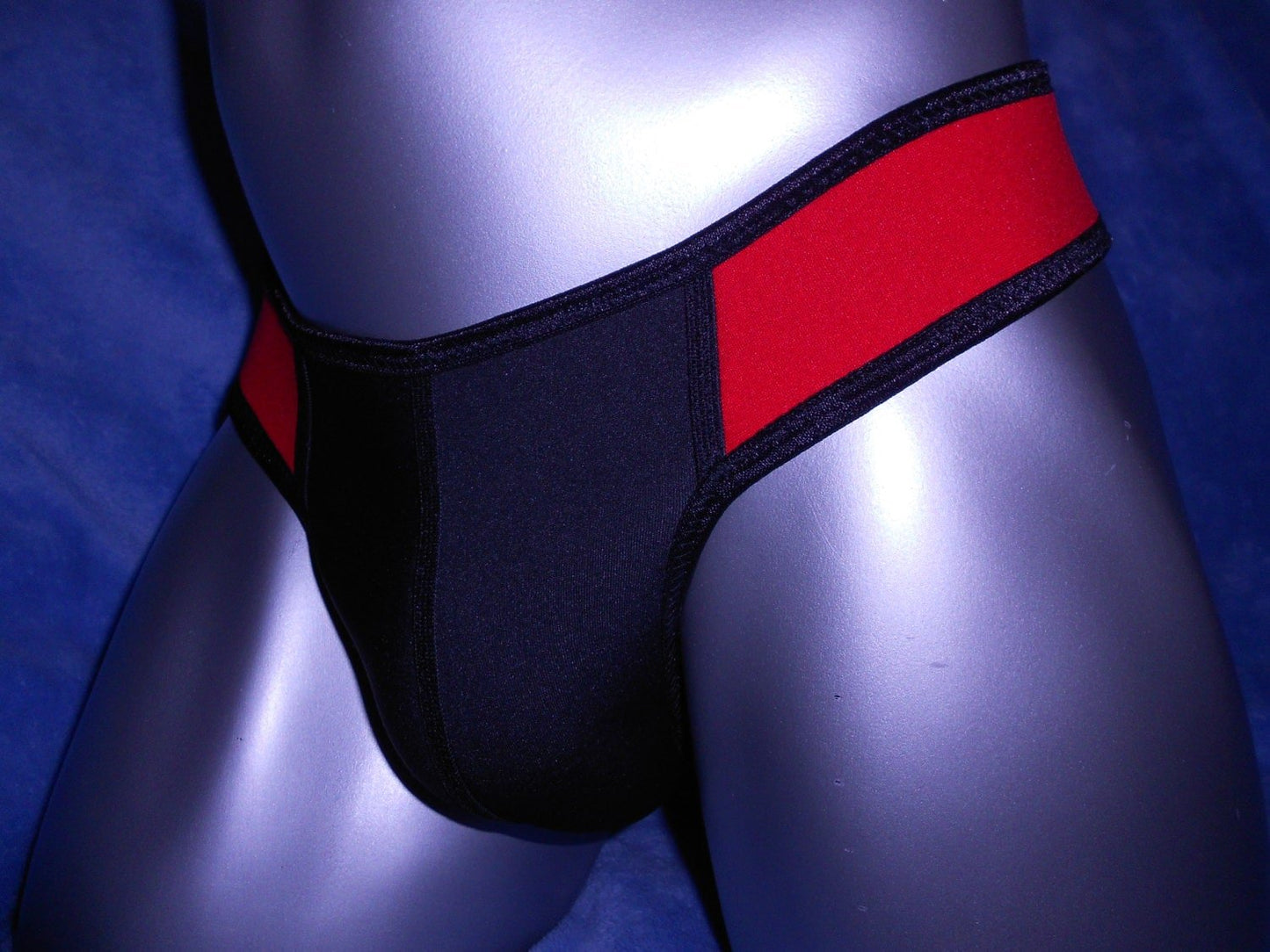 Sonderanfertigung echtes 3mm NEOPREN Herren Slip bunt jeder String individuell zu gestalten - SEXSENSE