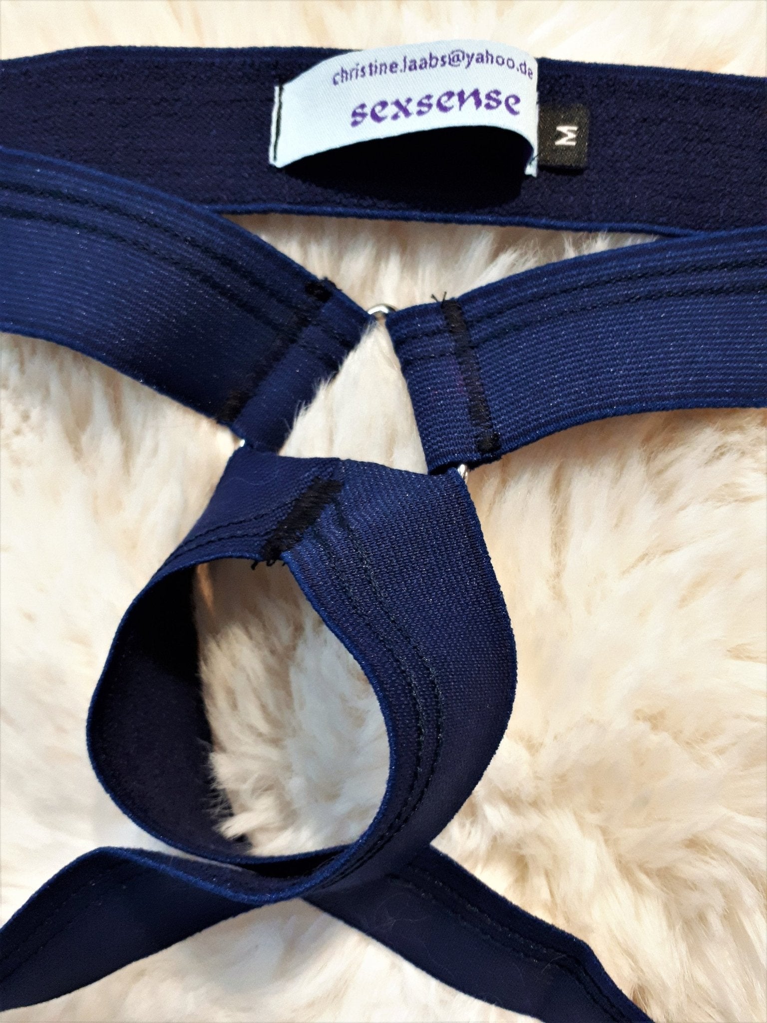 Sling Thong Jockstrap ouvert Push Up Harness mit Dreieck - Verbindung viele Farben - SEXSENSE