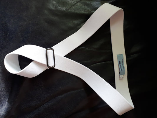 Verstellbarer Jockstrap mit Schiebeschließe und Taillenbund, ausgestattet mit angearbeiteter Cockschlaufe für optimalen Halt.