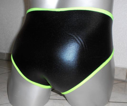 Badehose Herren echtes 3mm NEOPREN wetlook full Butt Handgefertigt Schwitzhose Triathlon