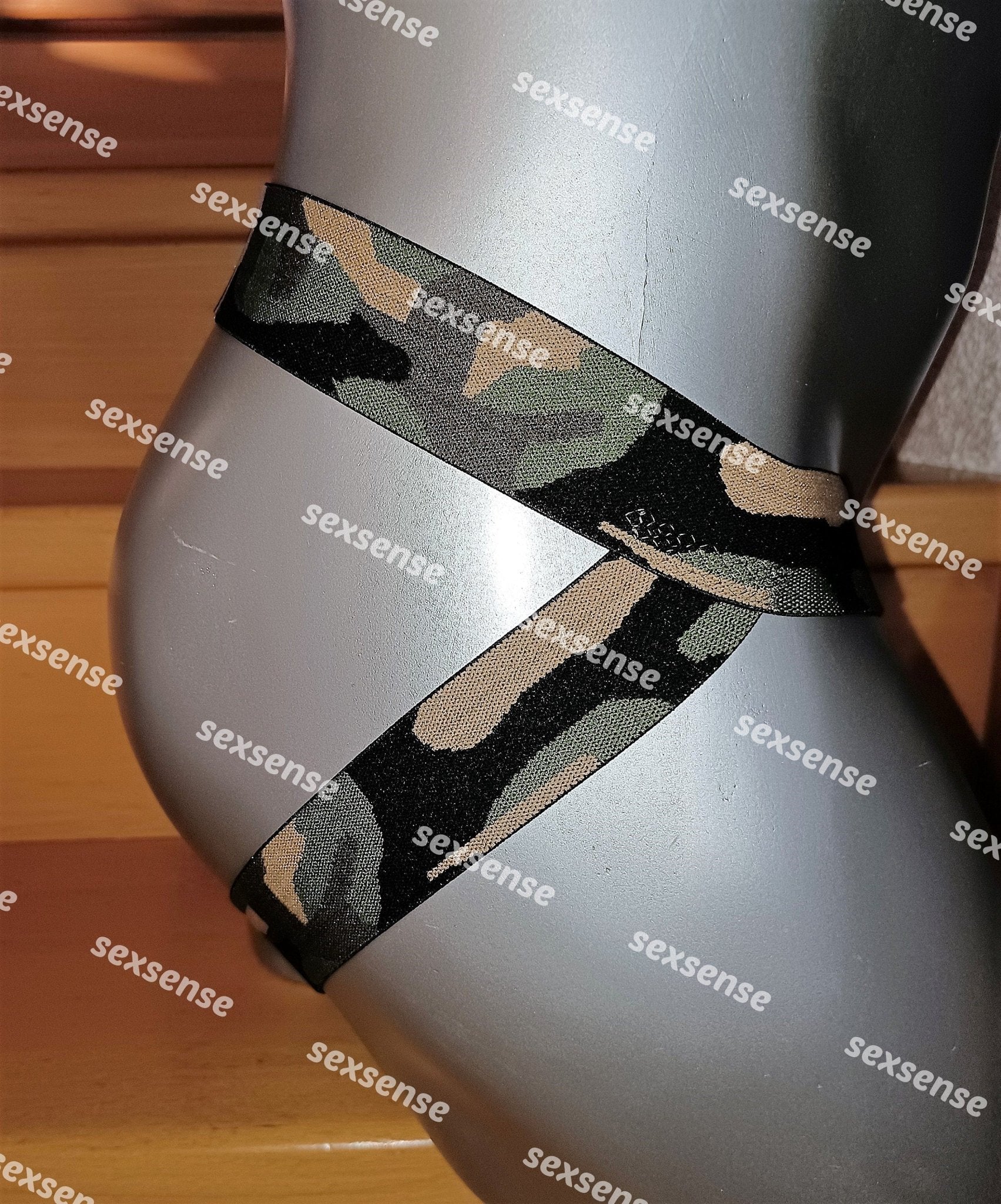 Sling Thong Camouflage Jockstrap ouvert Push Up Slip armeefarben camouflage - SEXSENSE