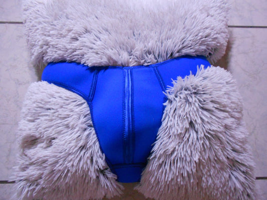 Herren Badehose String Dessous sexy Gay 3mm echtes Neopren NEU Unikat royalblau - SEXSENSE